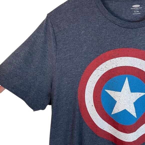 Old Navy Collectabilitees Marvel Captain America Tee Size XL - Picture 3 of 8